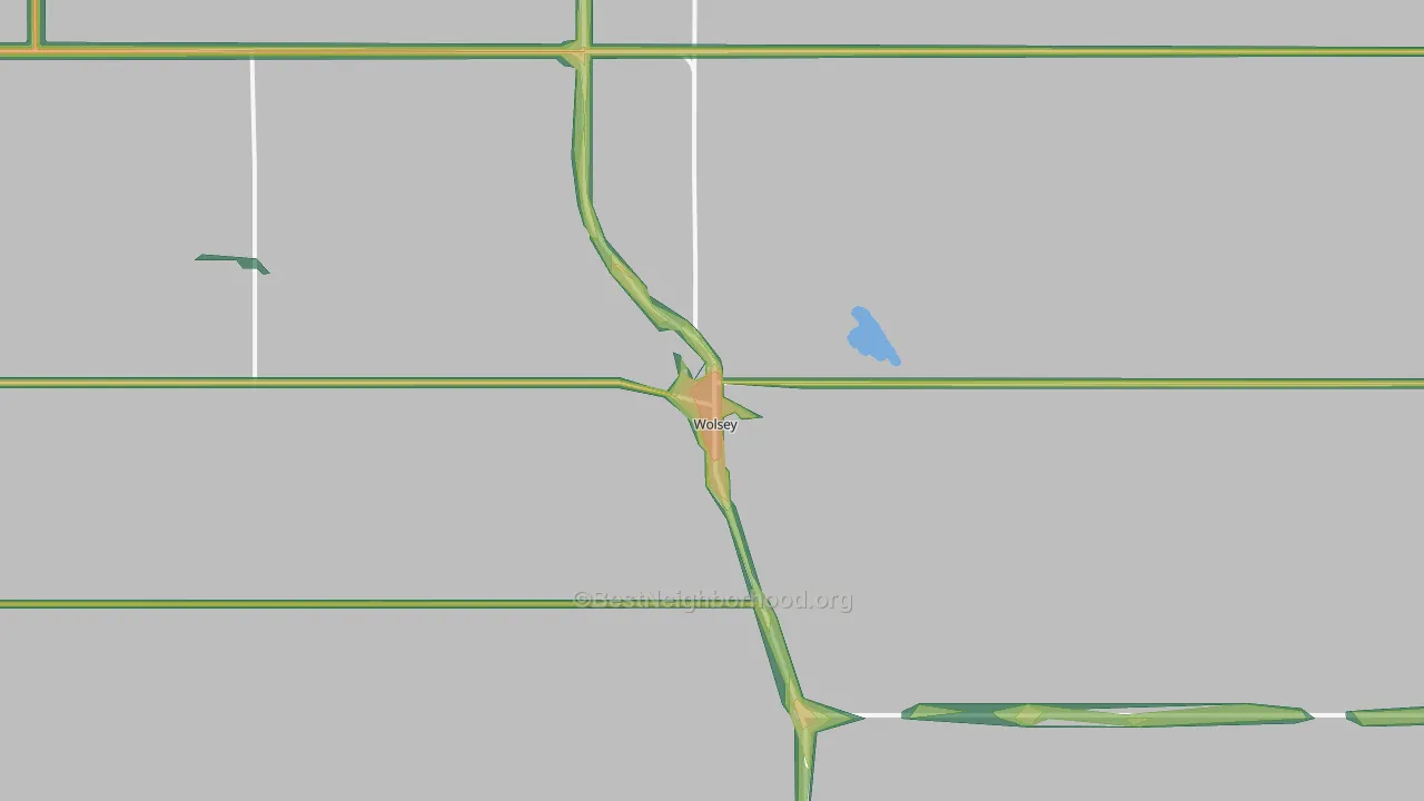 57384, SD Map of Noise Levels in 57384