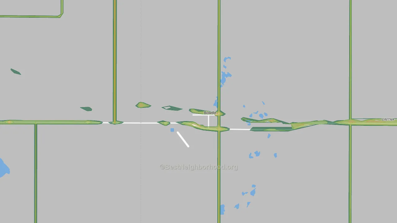 57428, SD Map of Noise Levels in 57428