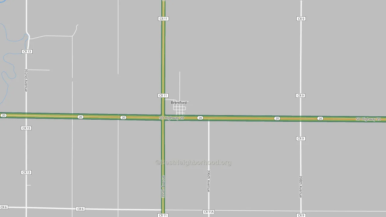 57429, SD Map of Noise Levels in 57429