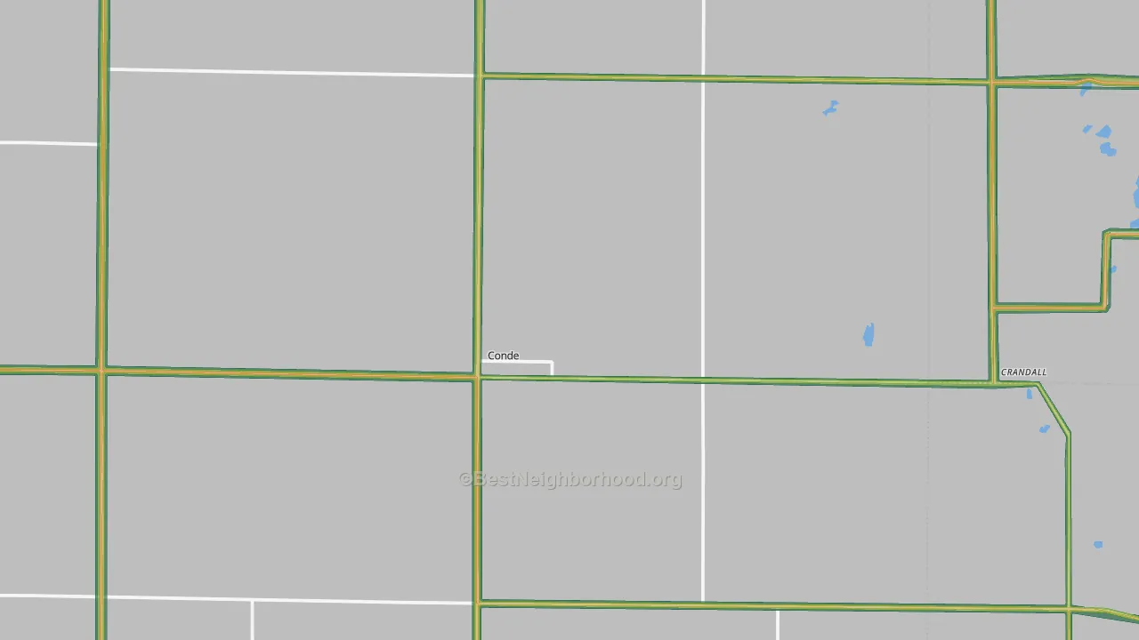 57434, SD Map of Noise Levels in 57434