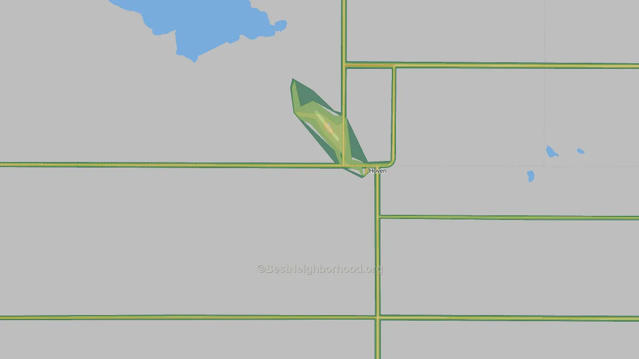 57450, SD Map of Noise Levels in 57450