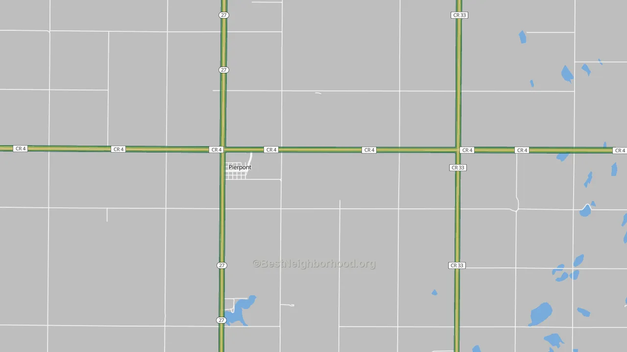 57468, SD Map of Noise Levels in 57468