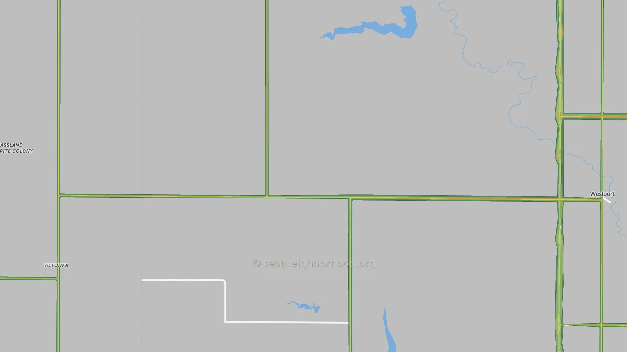 57481, SD Map of Noise Levels in 57481
