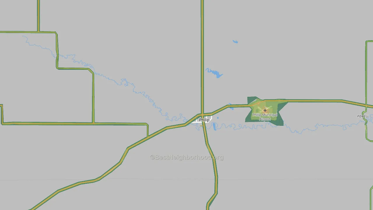 57567, SD Map of Noise Levels in 57567