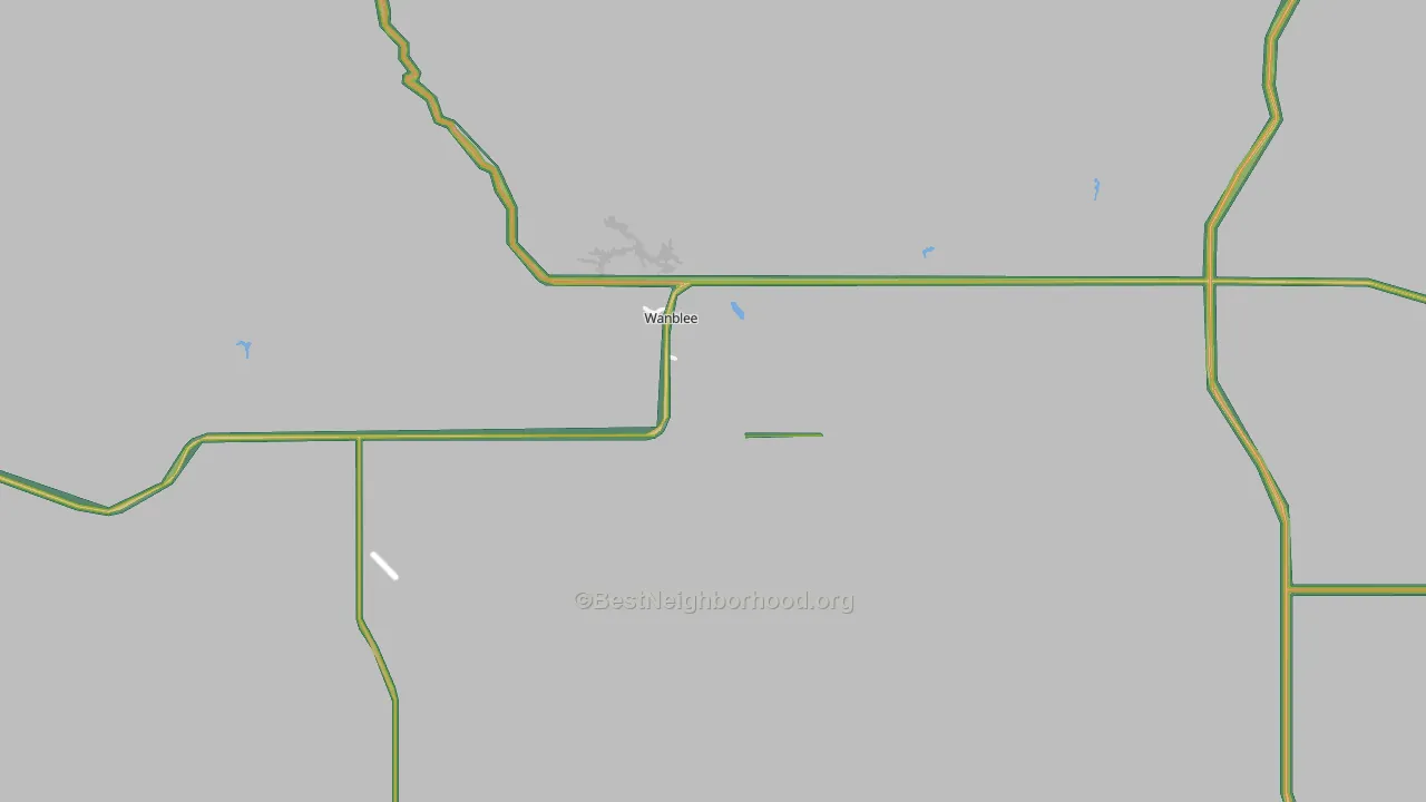 57577, SD Map of Noise Levels in 57577