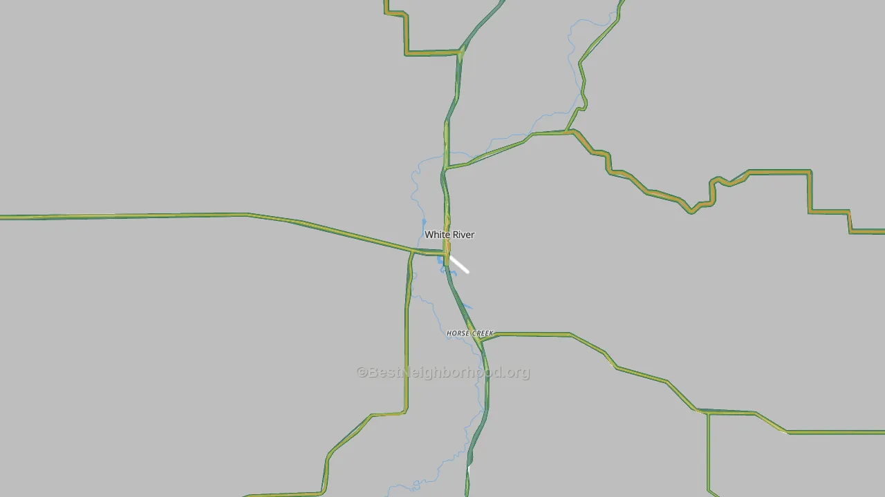 57579, SD Map of Noise Levels in 57579
