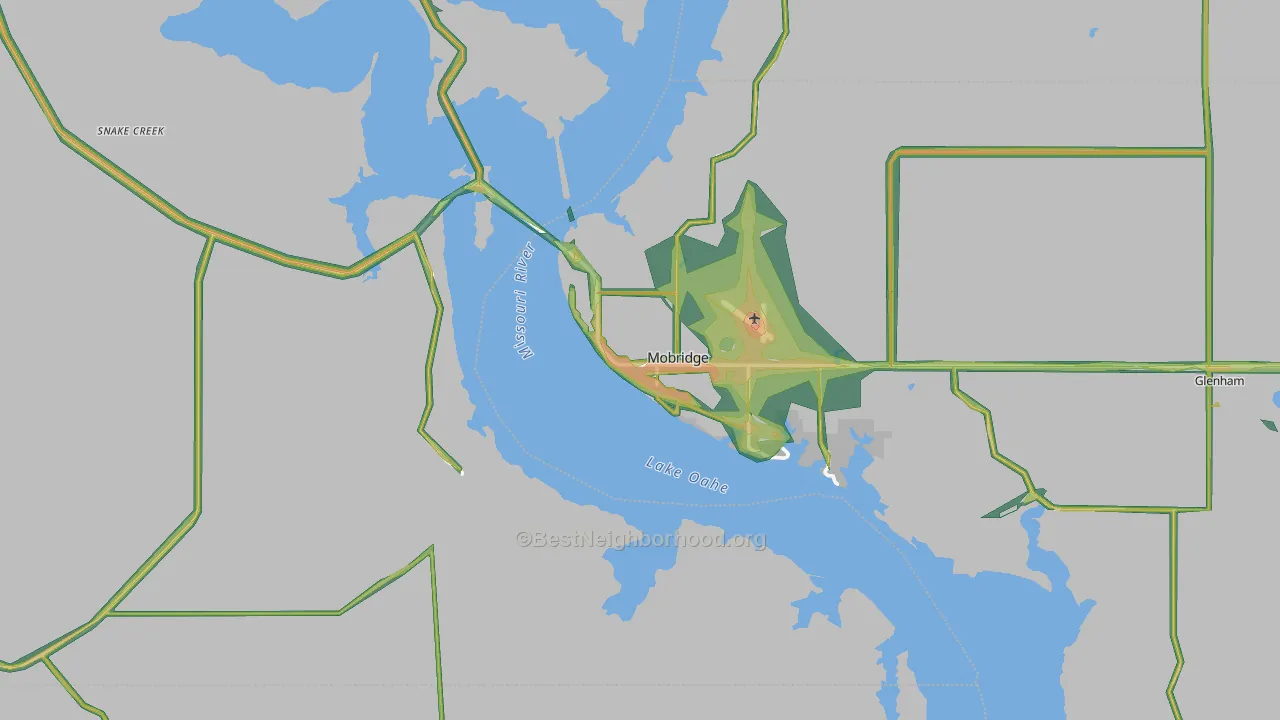 57601, SD Map of Noise Levels in 57601