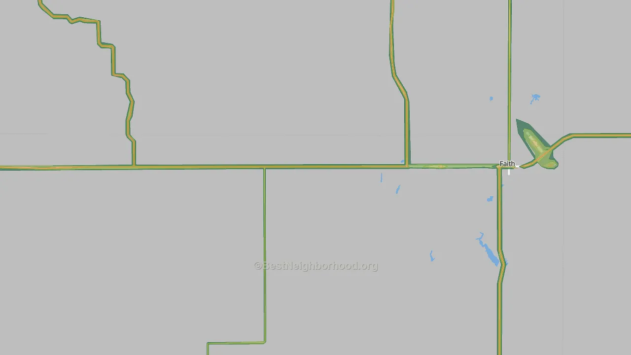 57626, SD Map of Noise Levels in 57626