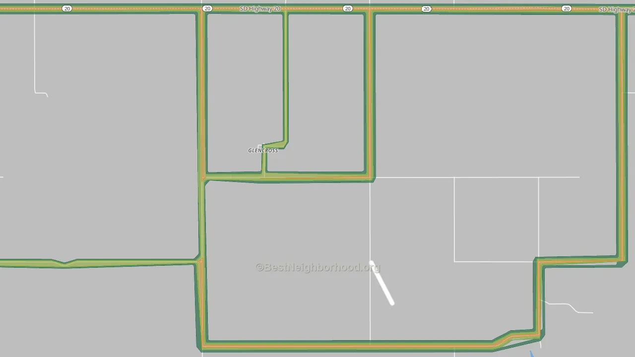 57630, SD Map of Noise Levels in 57630