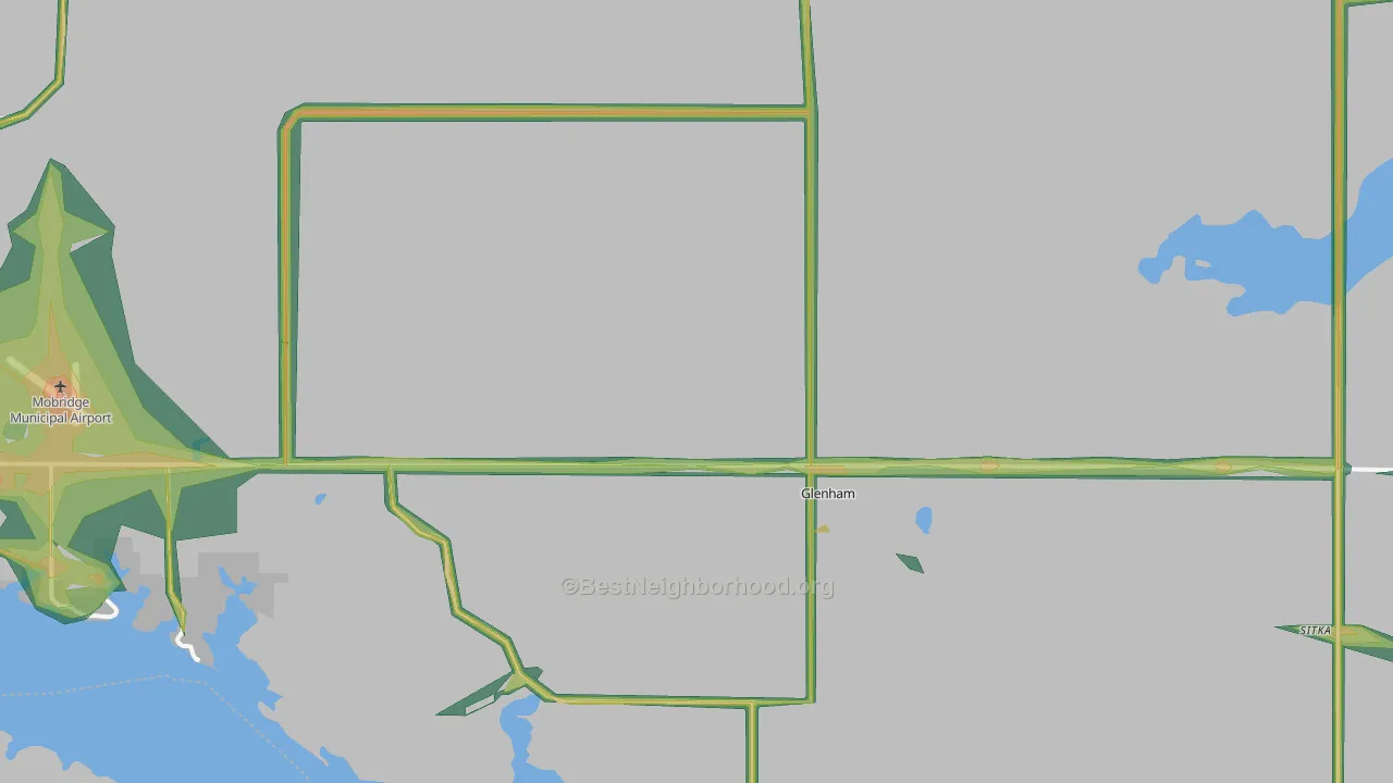 57631, SD Map of Noise Levels in 57631