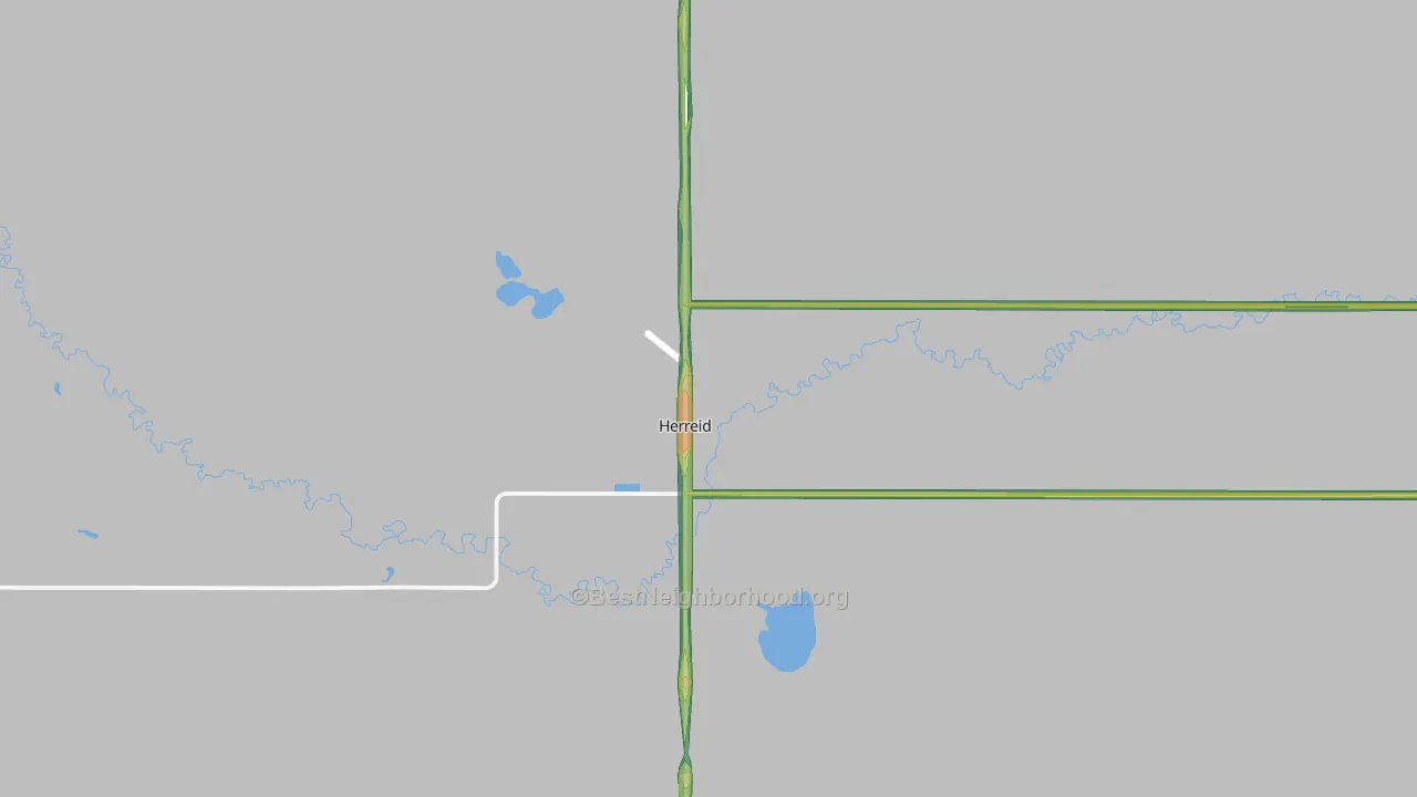 57632, SD Map of Noise Levels in 57632