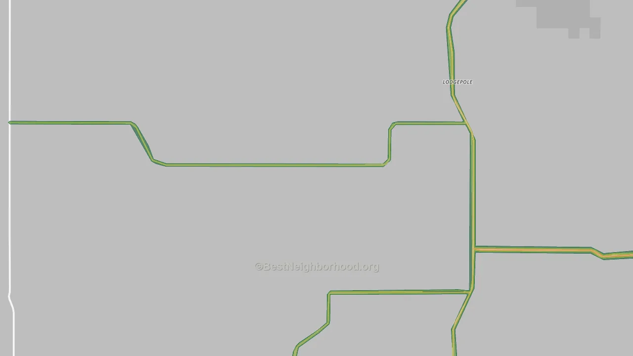 57640, SD Map of Noise Levels in 57640