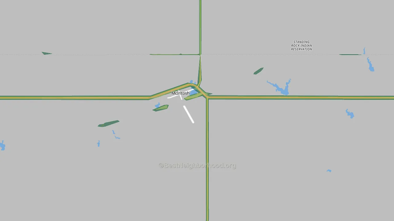 57641, SD Map of Noise Levels in 57641