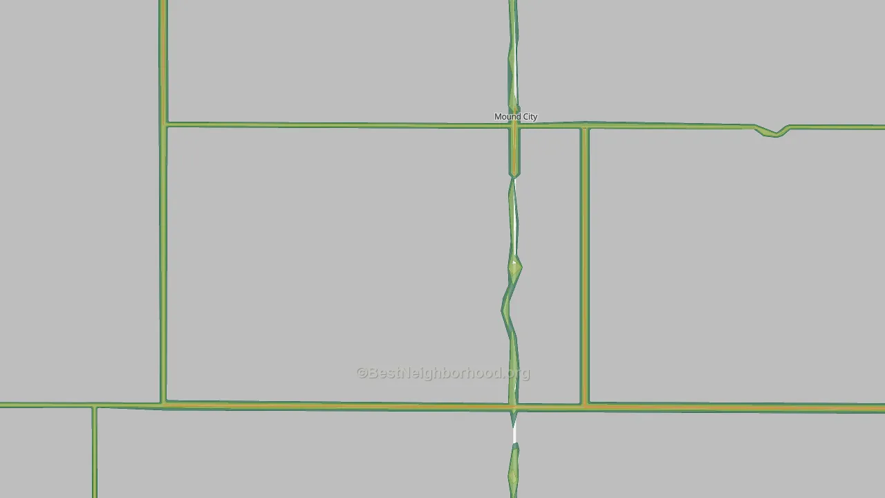 57646, SD Map of Noise Levels in 57646