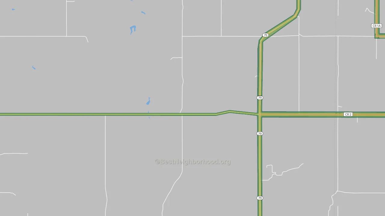 57650, SD Map of Noise Levels in 57650