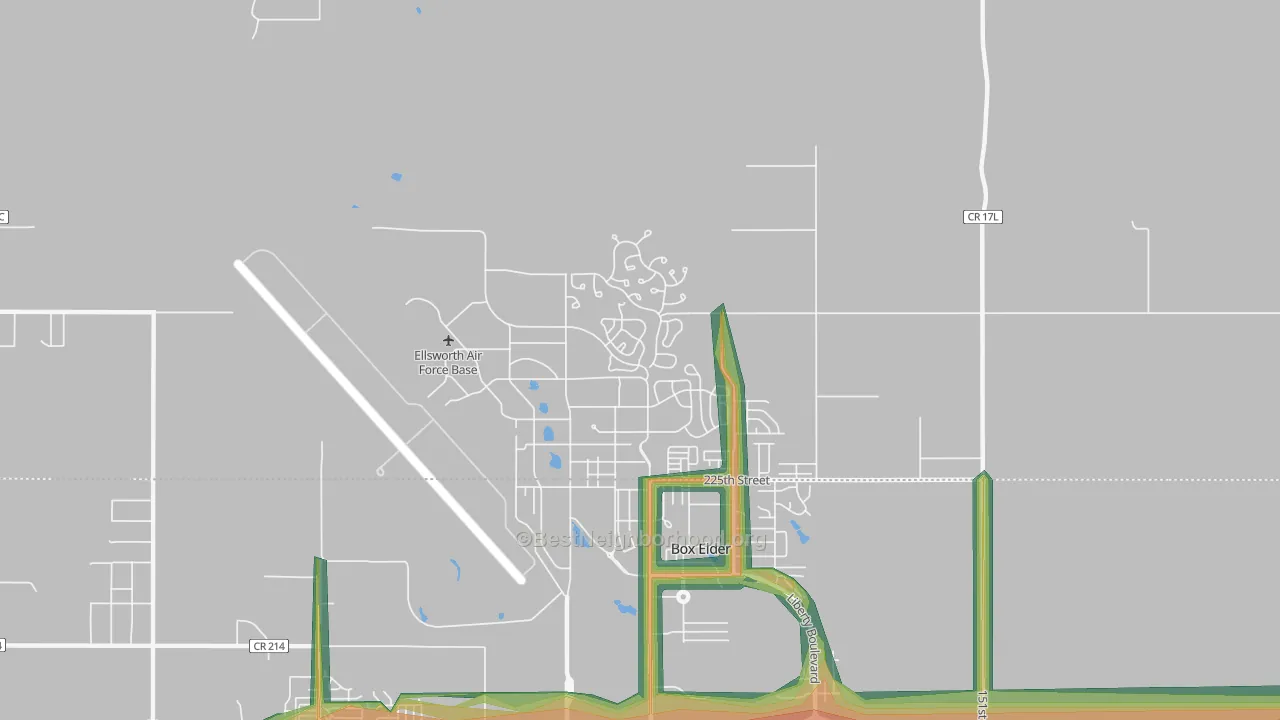 57706, SD Map of Noise Levels in 57706