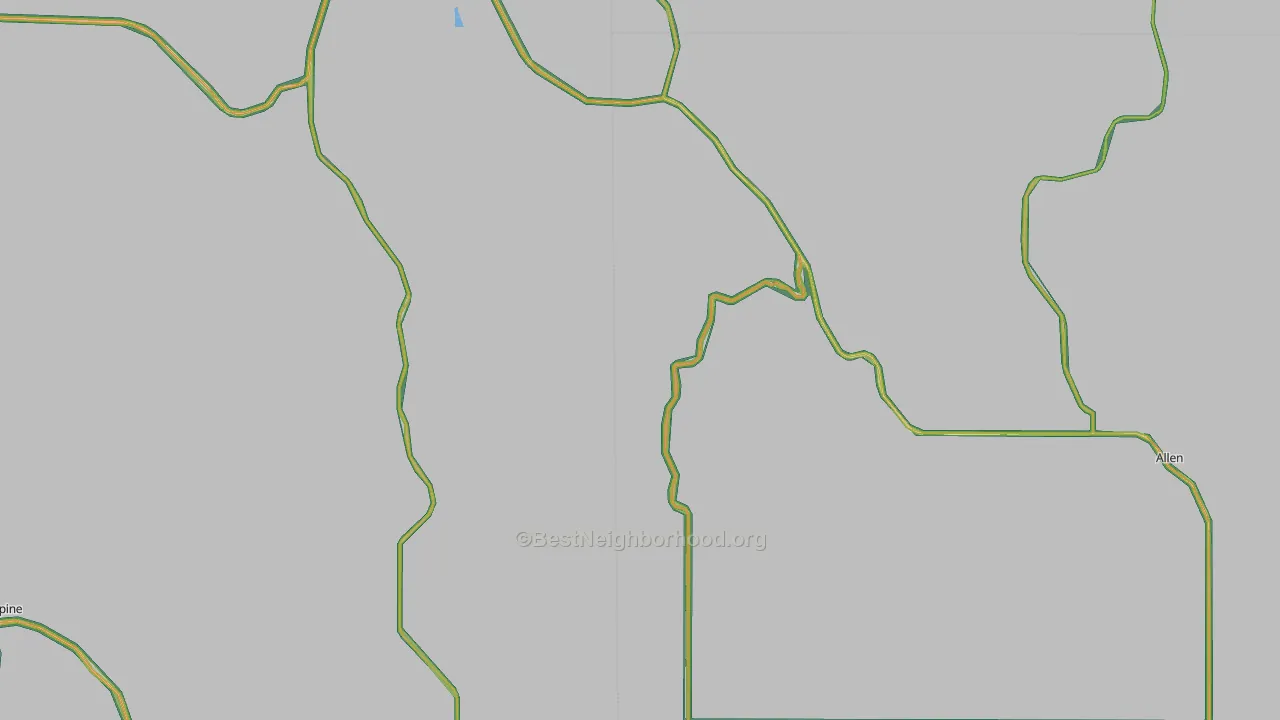 57714, SD Map of Noise Levels in 57714