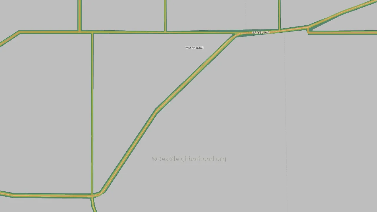 57716, SD Map of Noise Levels in 57716