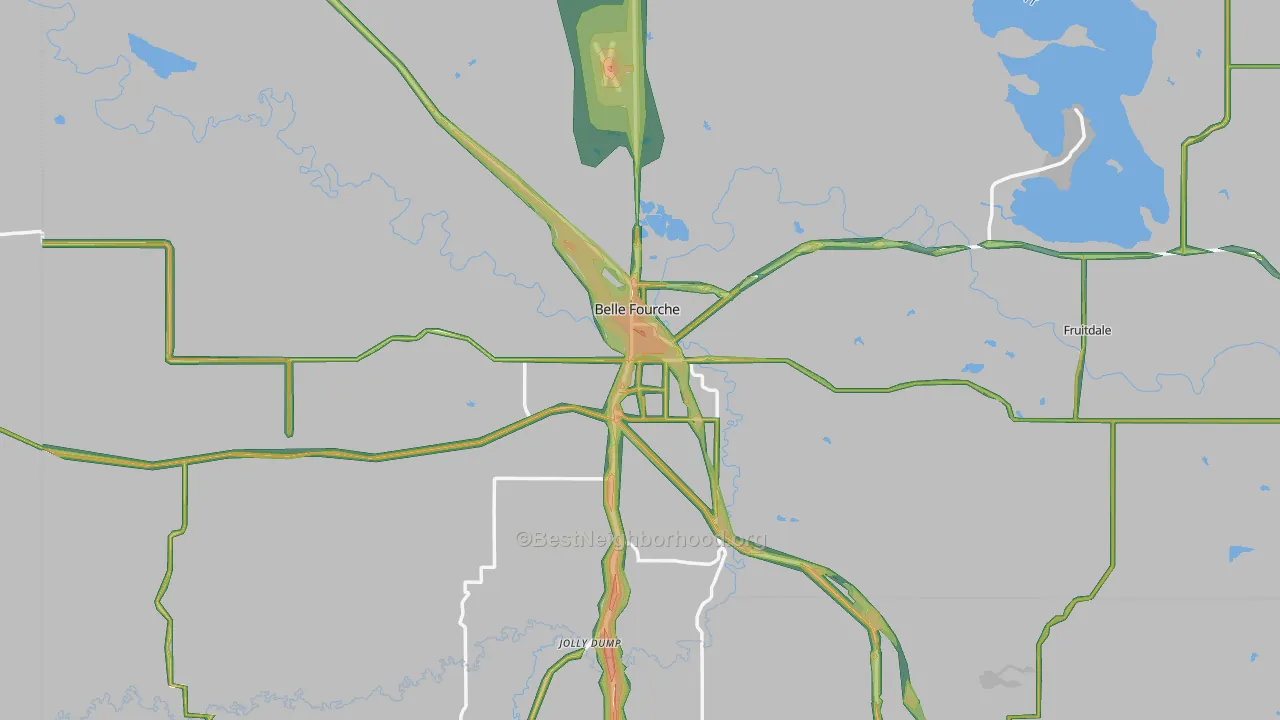 57717, SD Map of Noise Levels in 57717