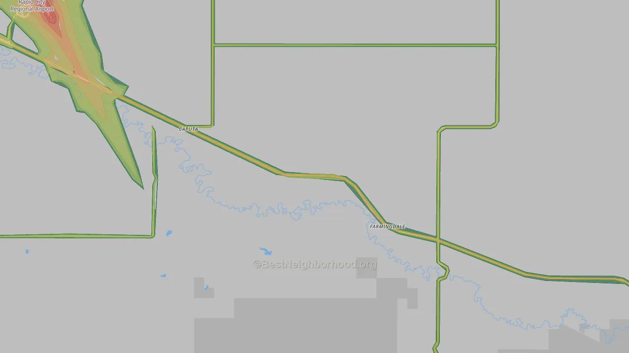 57725, SD Map of Noise Levels in 57725