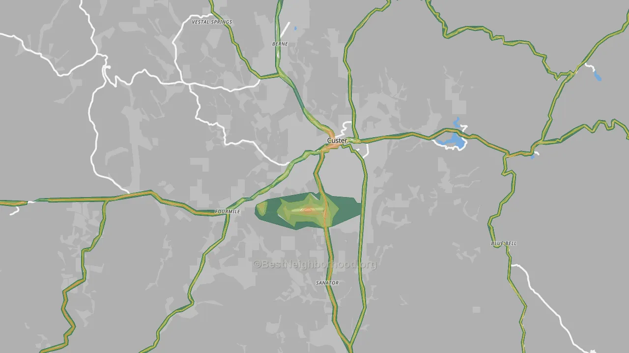 57730, SD Map of Noise Levels in 57730
