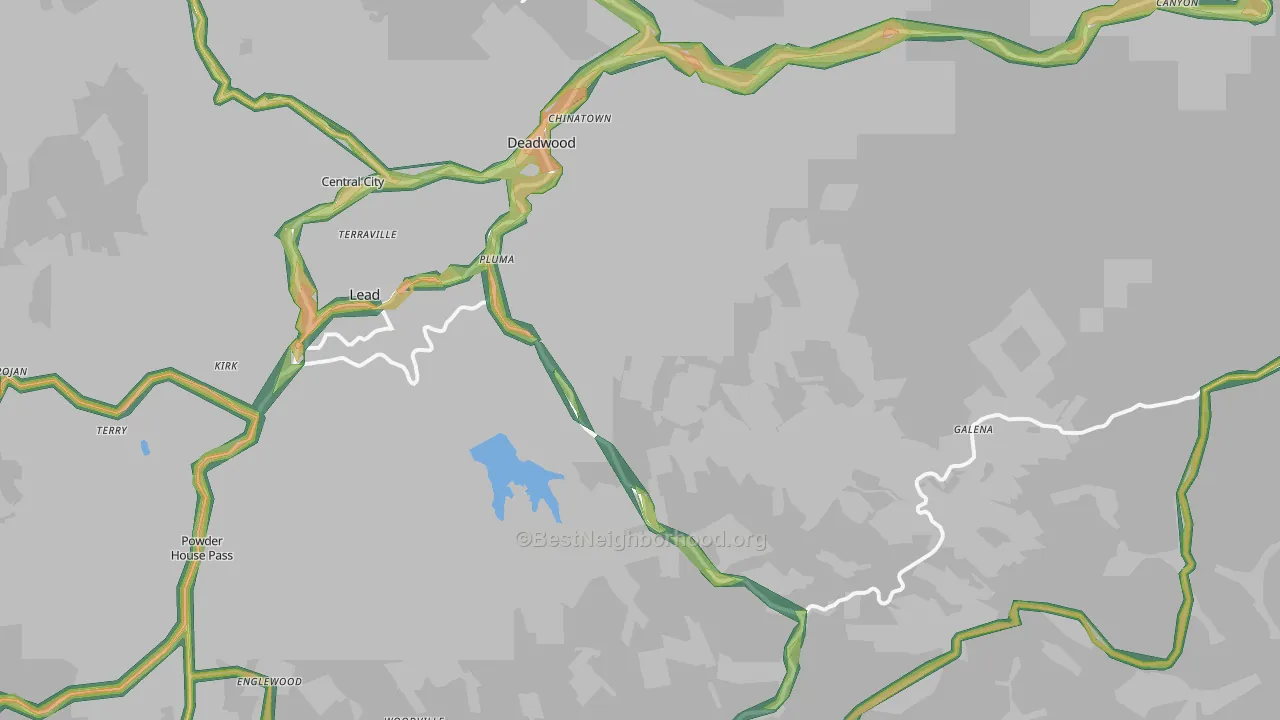 57732, SD Map of Noise Levels in 57732