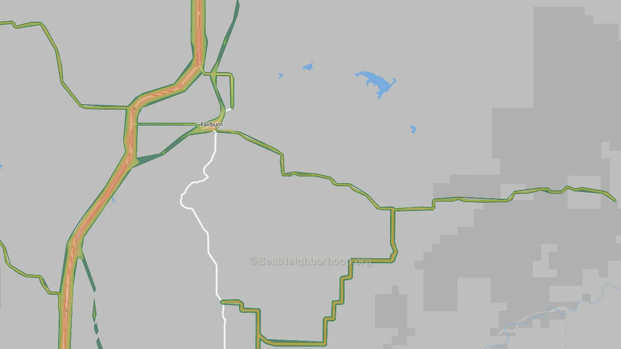 57738, SD Map of Noise Levels in 57738
