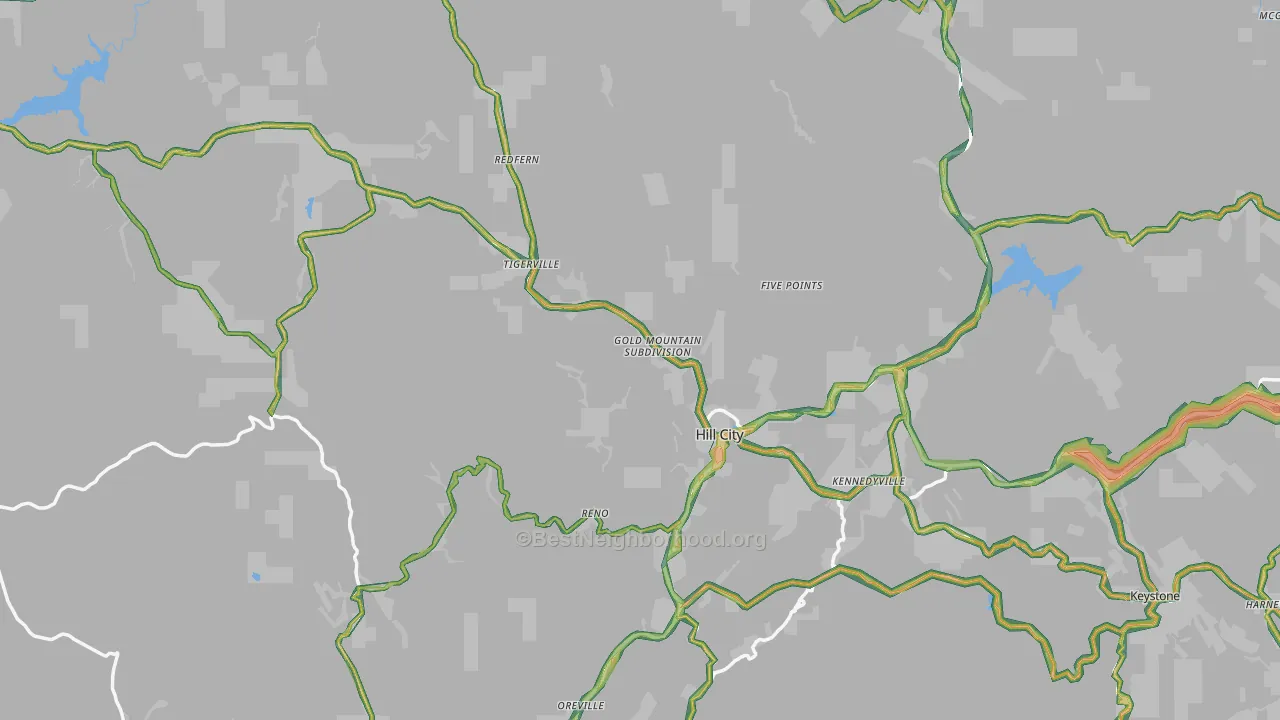 57745, SD Map of Noise Levels in 57745