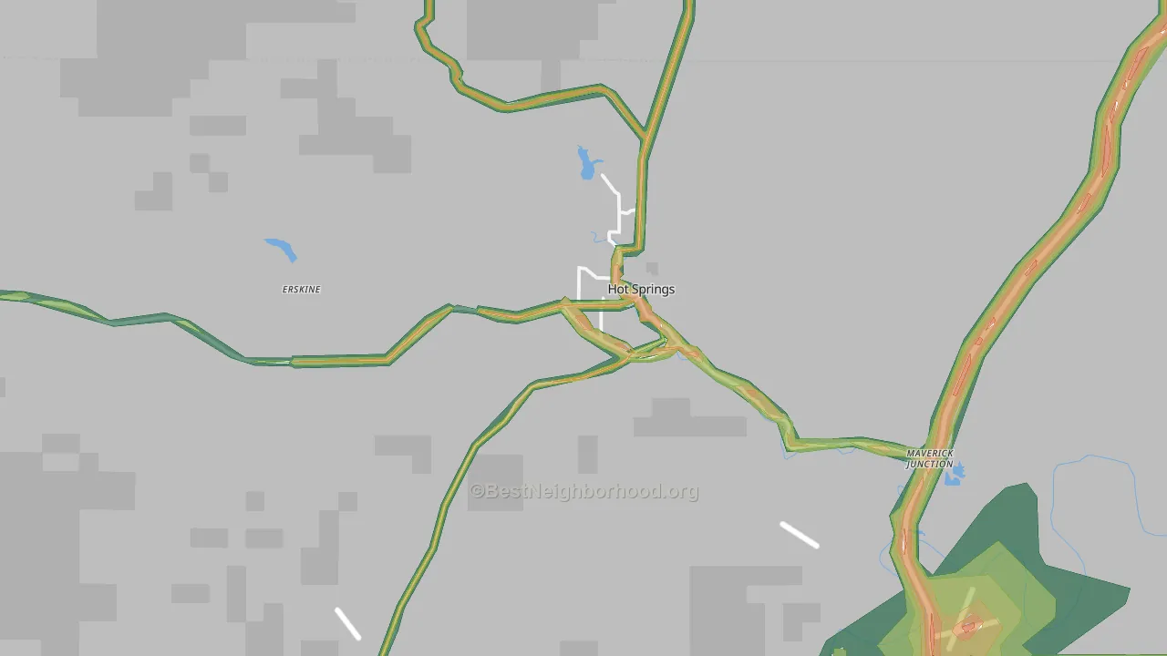 57747, SD Map of Noise Levels in 57747