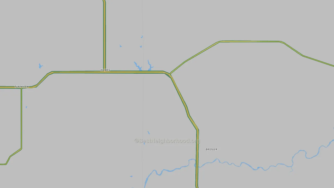 57748, SD Map of Noise Levels in 57748