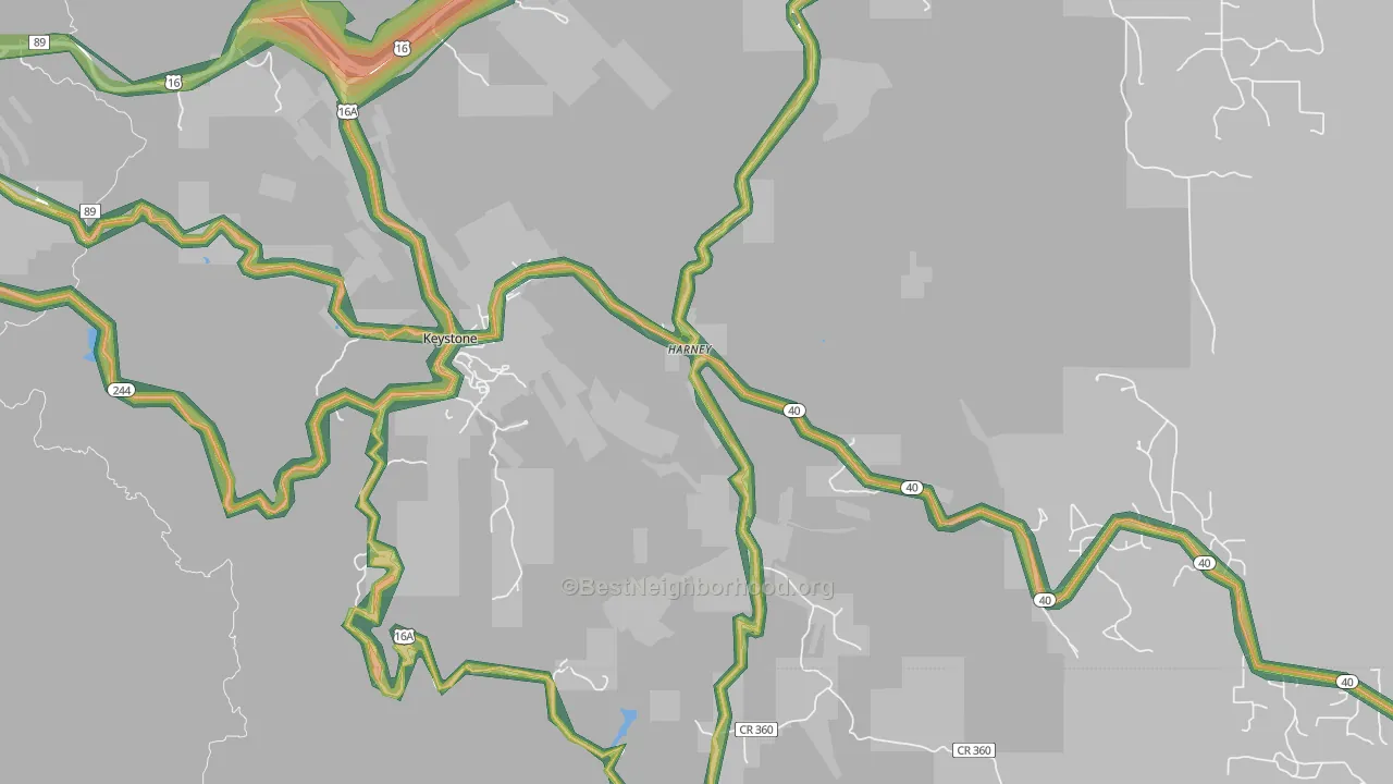 57751, SD Map of Noise Levels in 57751