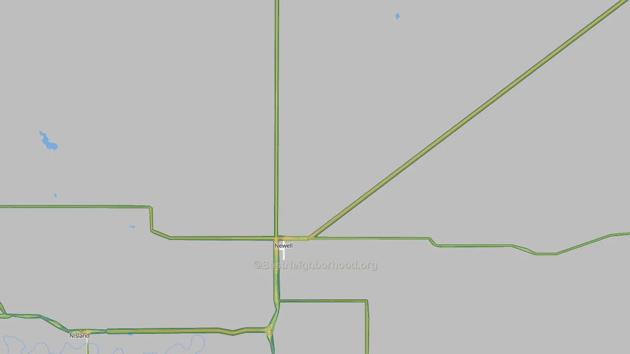 57760, SD Map of Noise Levels in 57760