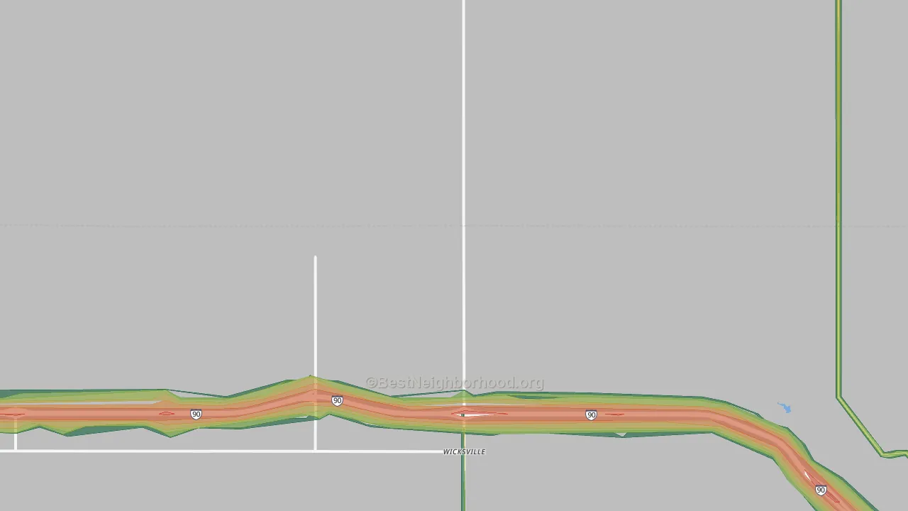 57767, SD Map of Noise Levels in 57767