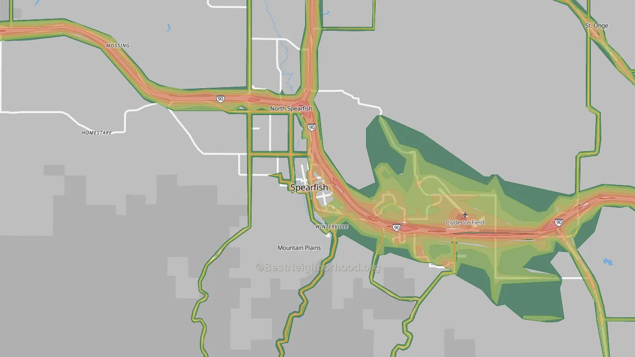 57783, SD Map of Noise Levels in 57783
