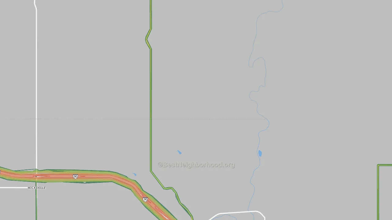 57791, SD Map of Noise Levels in 57791