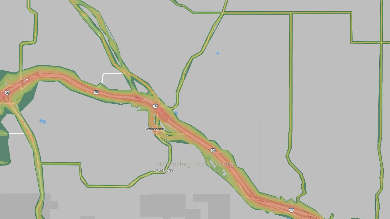 57793, SD Map of Noise Levels in 57793