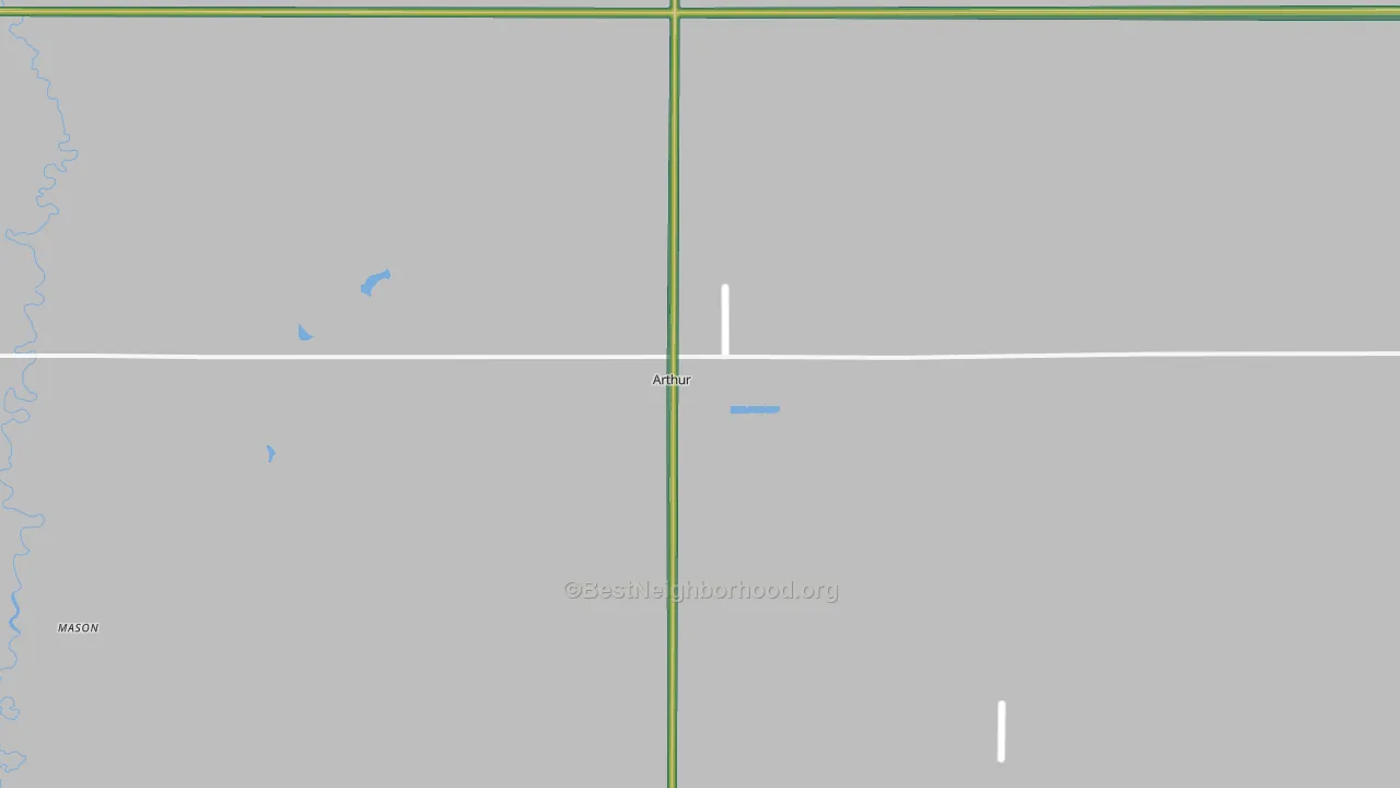 58006, ND Map of Noise Levels in 58006