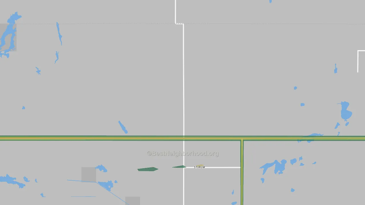 58069, ND Map of Noise Levels in 58069