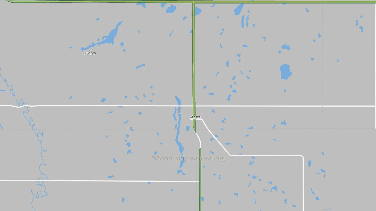 58212, ND Map of Noise Levels in 58212