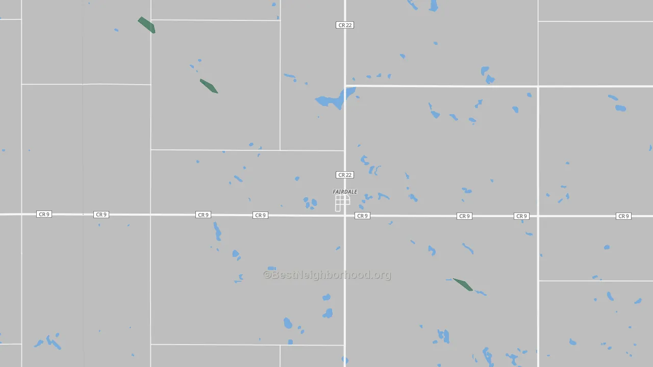 58229, ND Map of Noise Levels in 58229