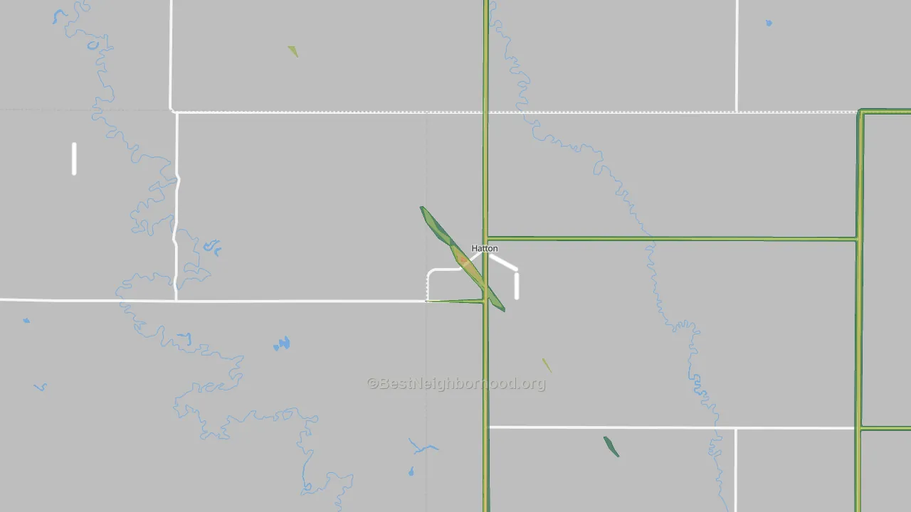 58240, ND Map of Noise Levels in 58240