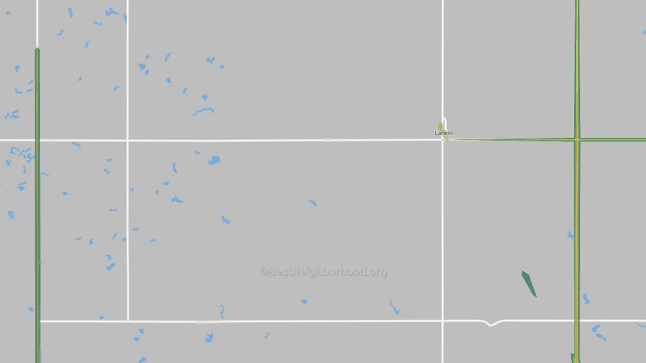 58250, ND Map of Noise Levels in 58250