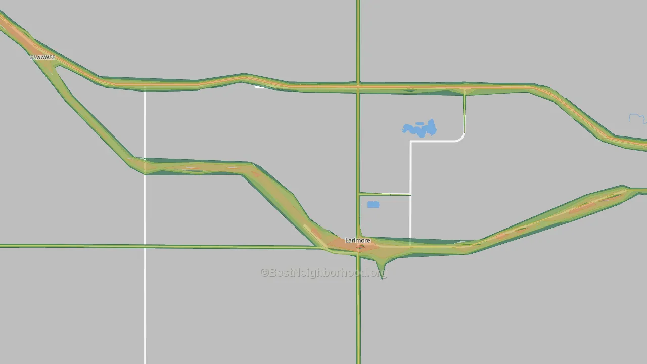 58251, ND Map of Noise Levels in 58251