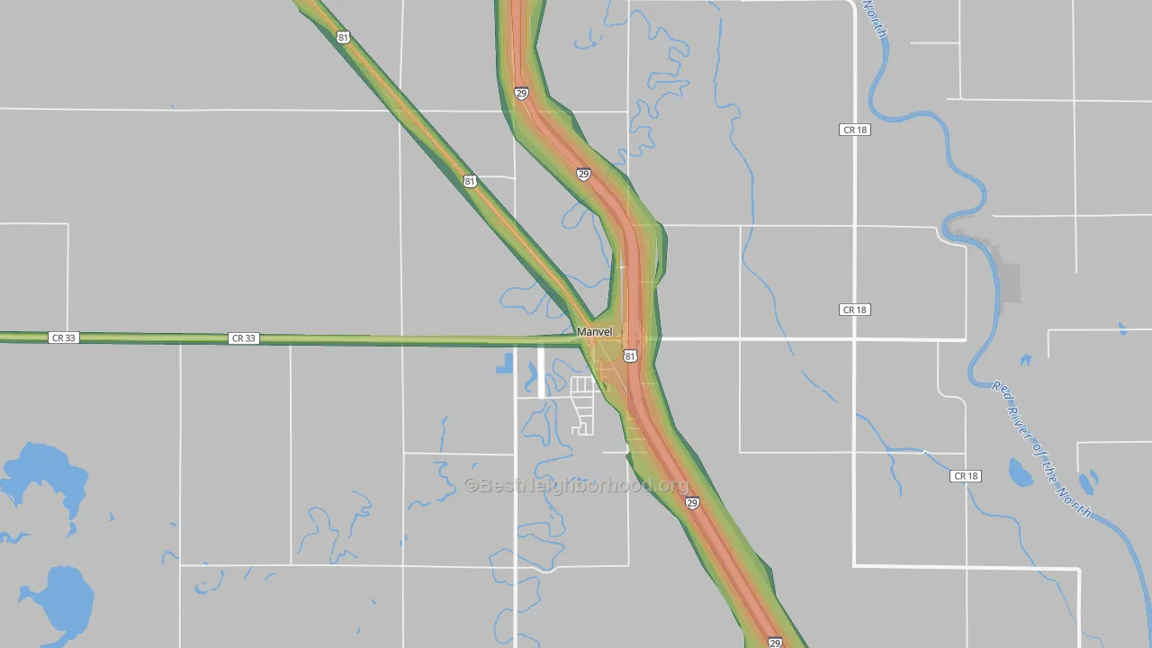 58256, ND Map of Noise Levels in 58256