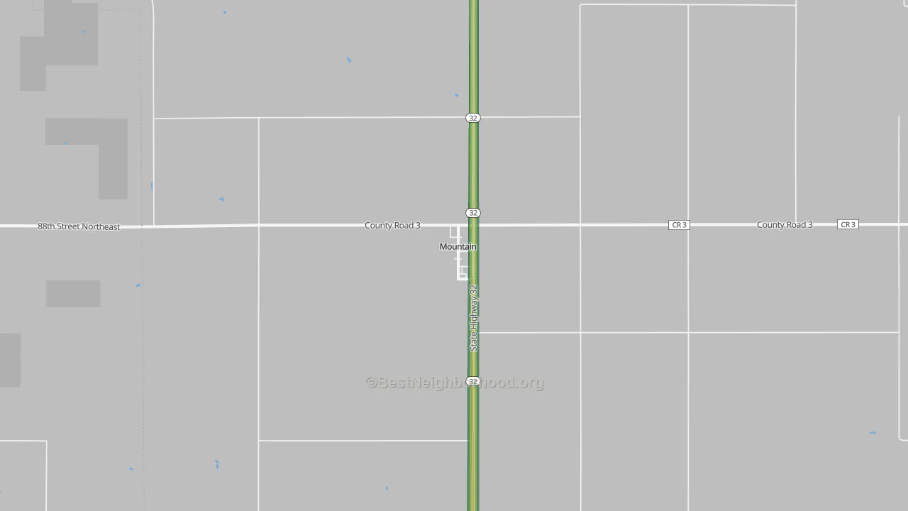 58262, ND Map of Noise Levels in 58262