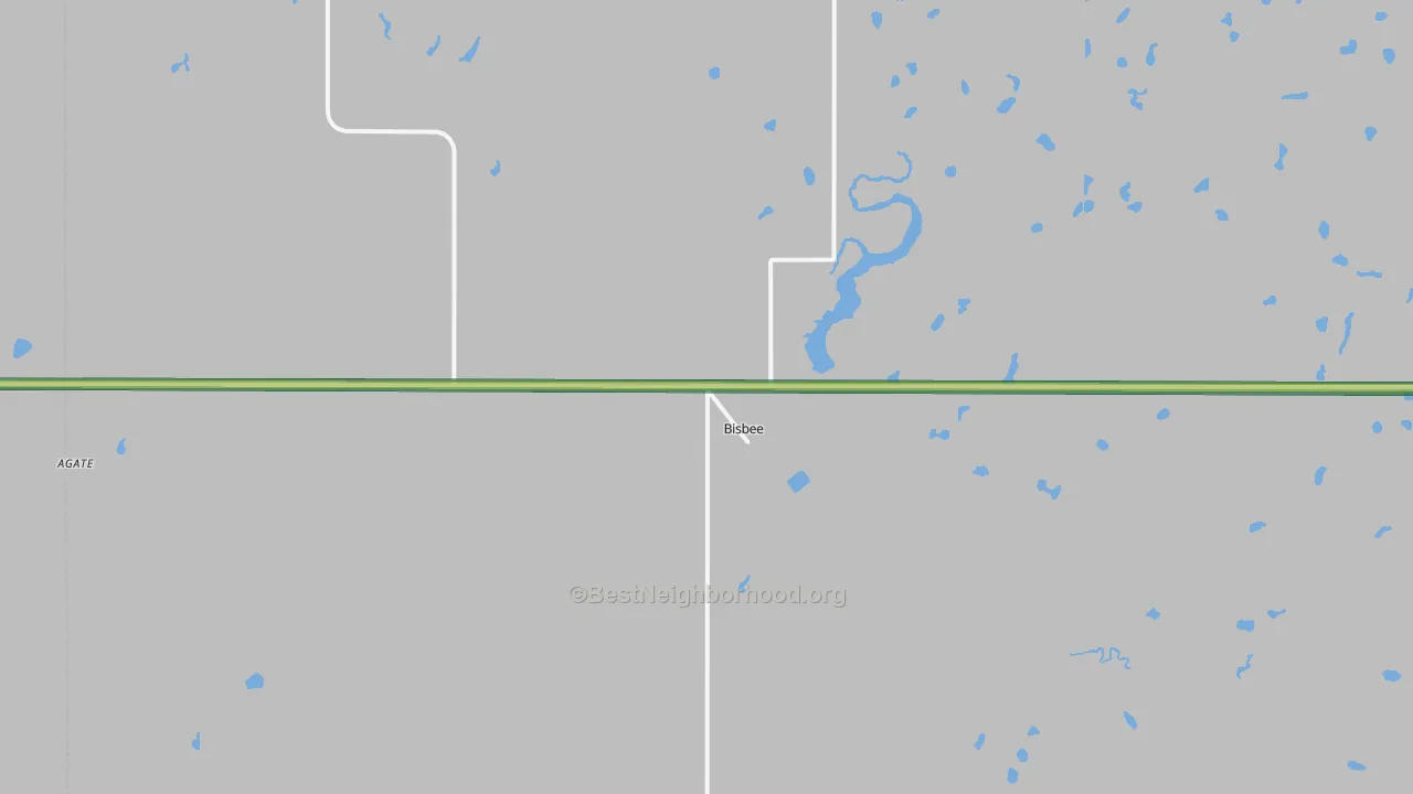 58317, ND Map of Noise Levels in 58317