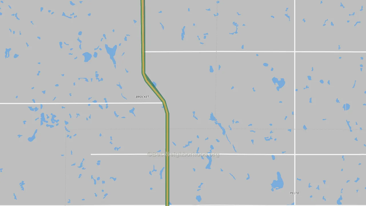 58321, ND Map of Noise Levels in 58321
