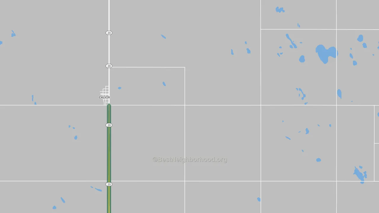 58323, ND Map of Noise Levels in 58323