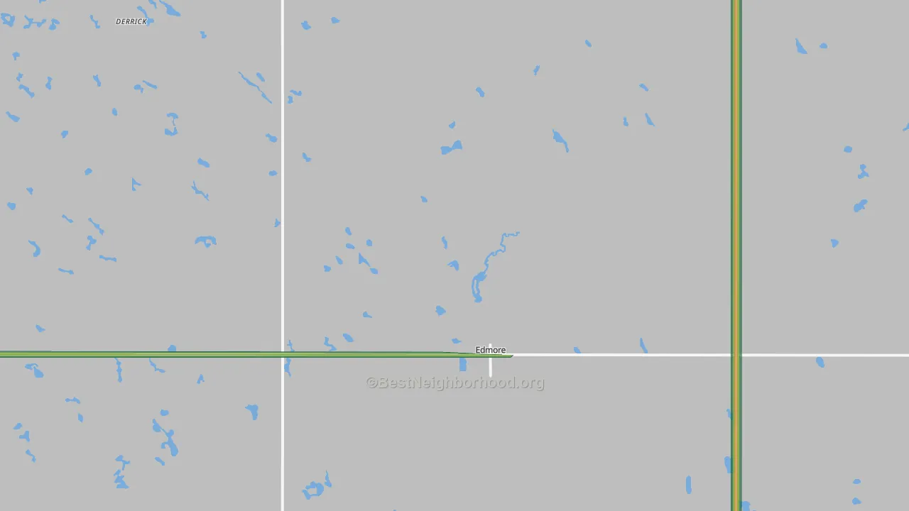58330, ND Map of Noise Levels in 58330