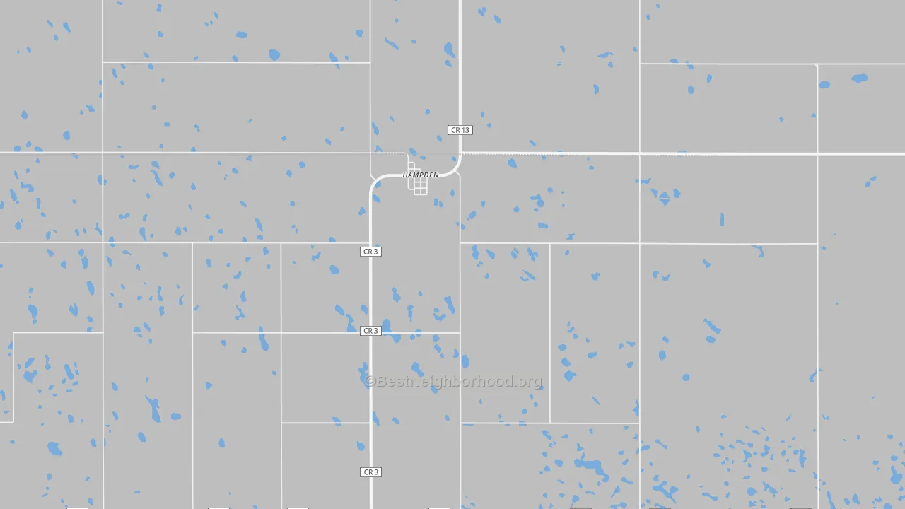 58338, ND Map of Noise Levels in 58338